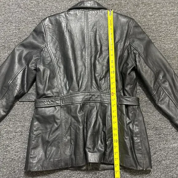 Vintage new york company leather coat - Picture 4 of 6